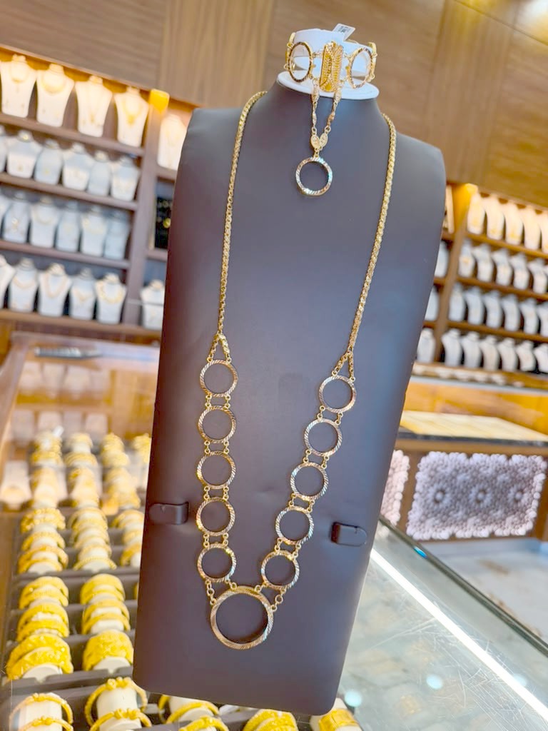 21k Gold Klada with matching bracelet